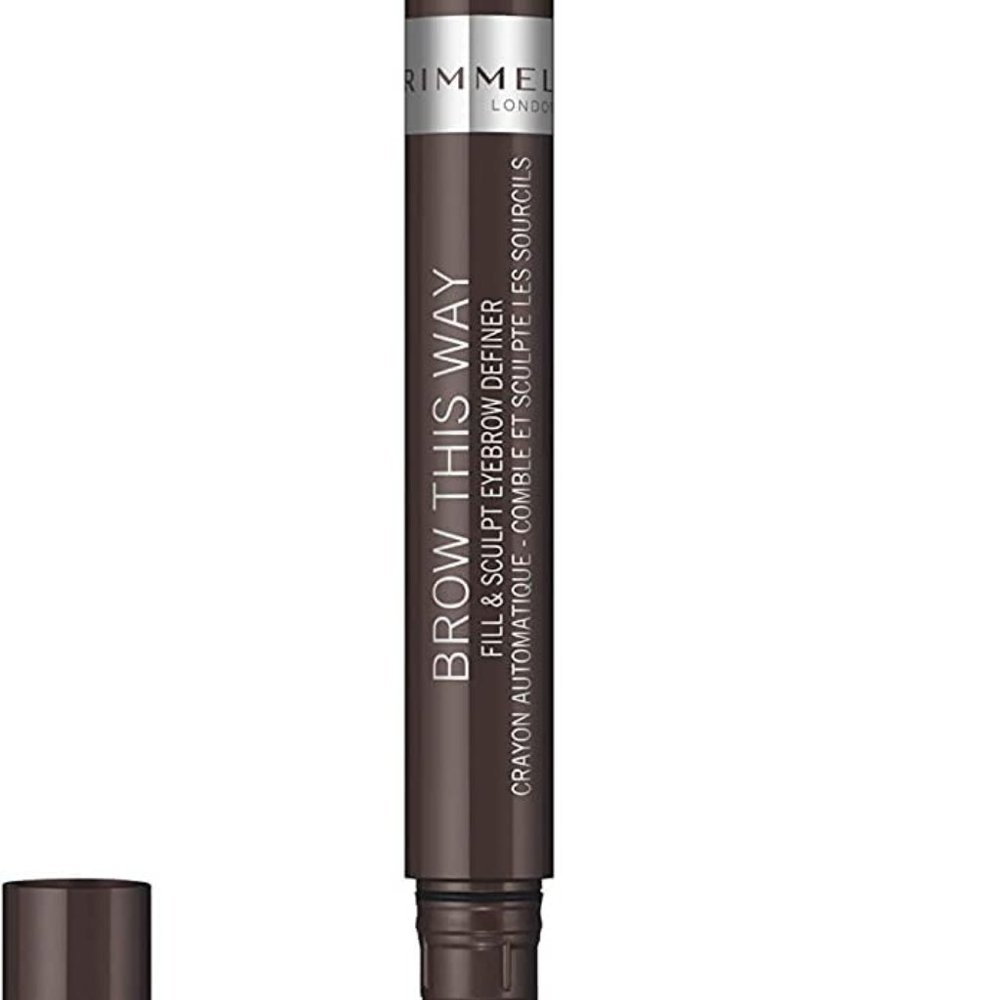 Rimmel Brow This Way Fill & Sculpt Eyebrow Definer, Dark Brown